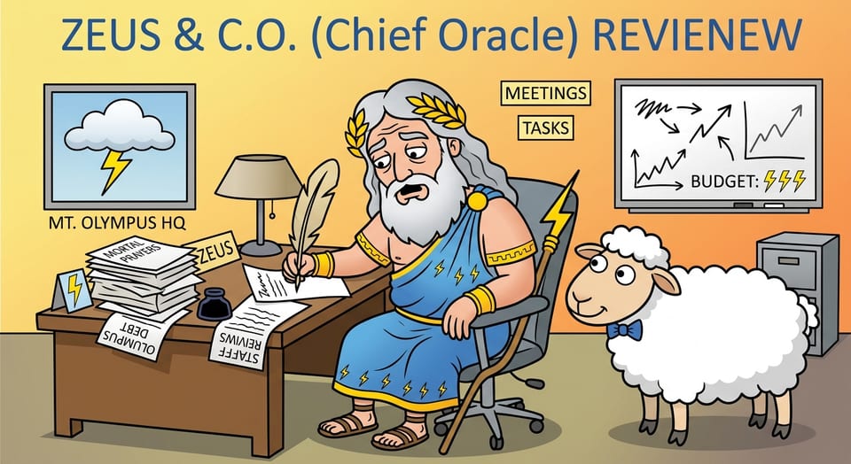 Zeus revisando documentación ovina